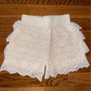 5/$25 Girls lace shorts